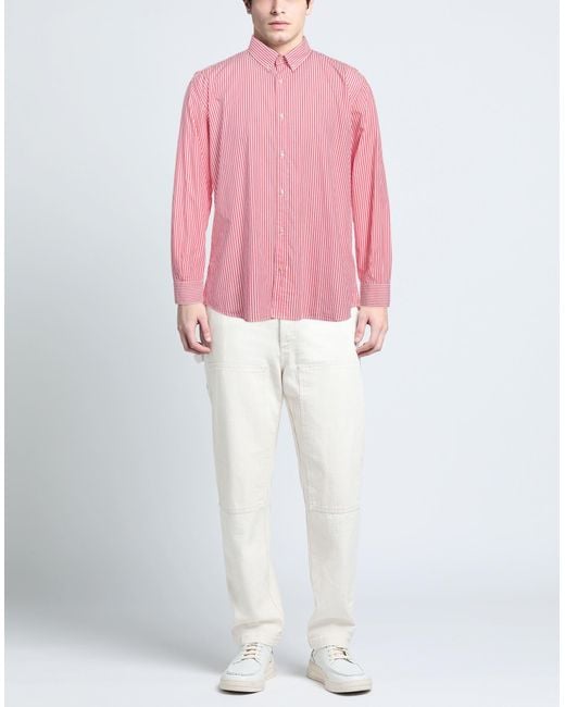 Brooksfield Pink Shirt for men