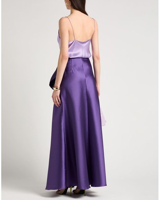 Alberta Ferretti Purple Maxi-Rock