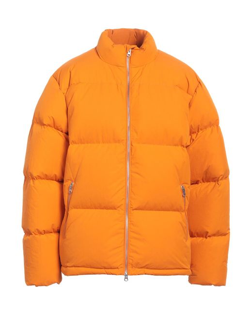 Stussy Orange Puffer for men