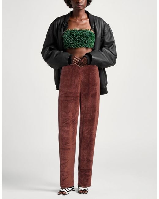 Fisico Red Pants Viscose, Polyester