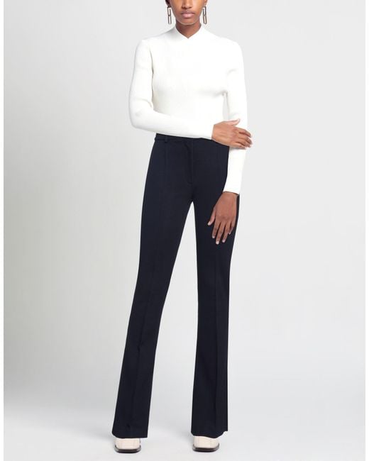 Sportmax Blue Pants Cotton, Polyester, Elastane