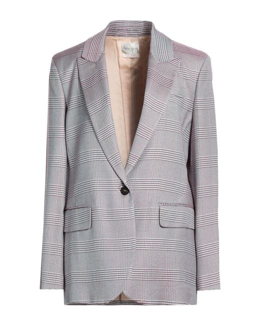 Forte_forte Gray Blazer Viscose, Wool