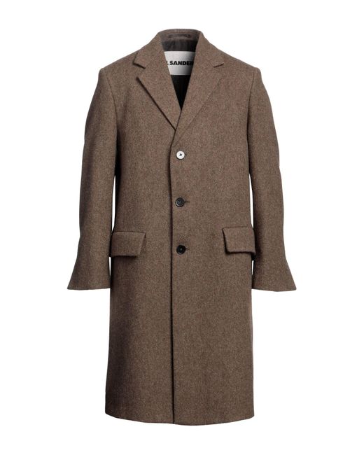Jil Sander Brown Coat for men