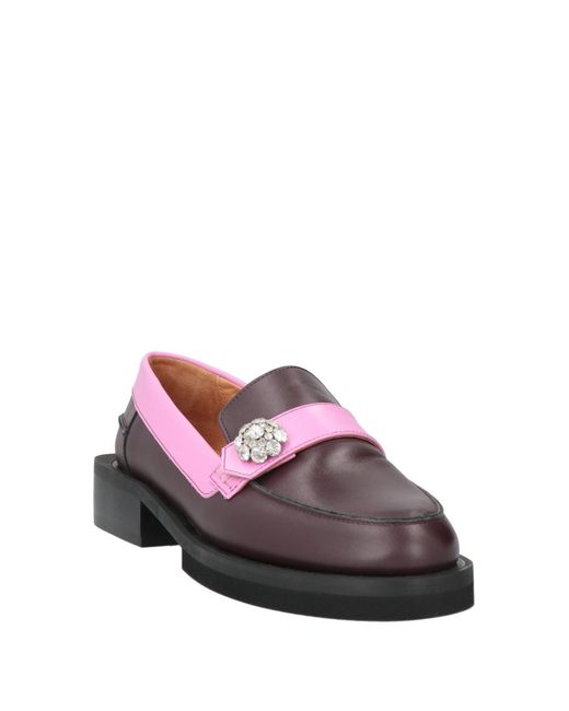 Ganni Purple Mokassin