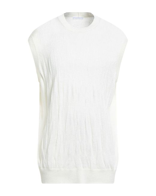 Helmut Lang White Jumper for men