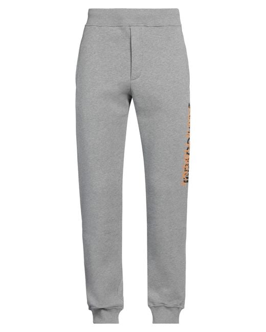 Just Cavalli Gray Pants Cotton, Elastane for men
