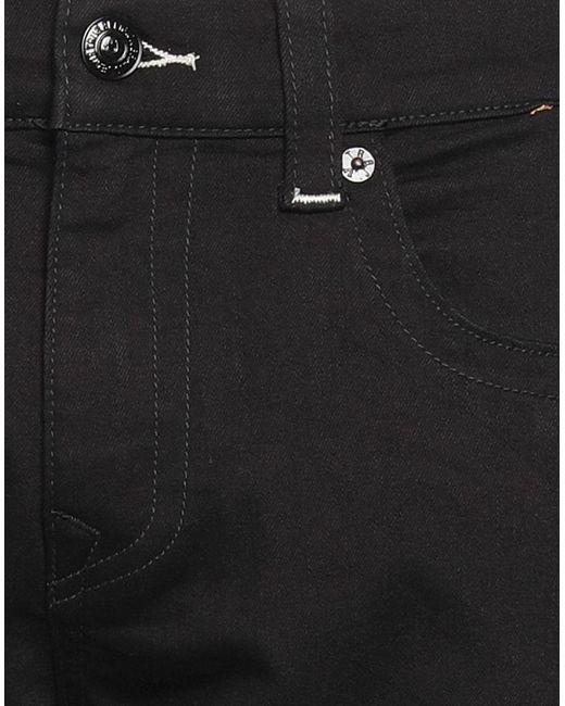 True Religion Black Denim Shorts for men