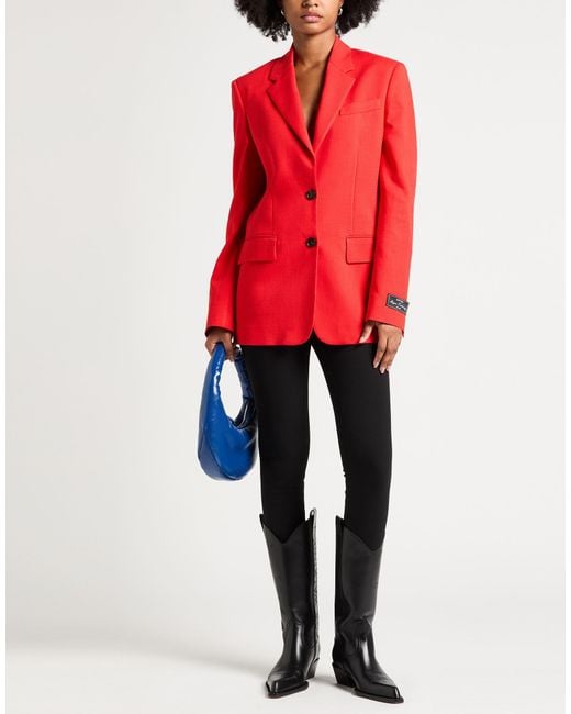 MSGM Red Blazer