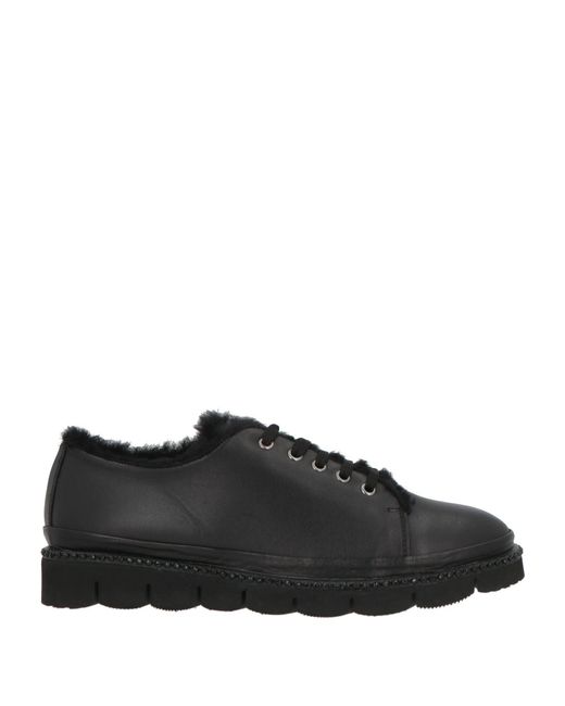 Nila & Nila Black Lace-Up Shoes