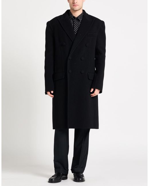 Balmain Black Coat for men