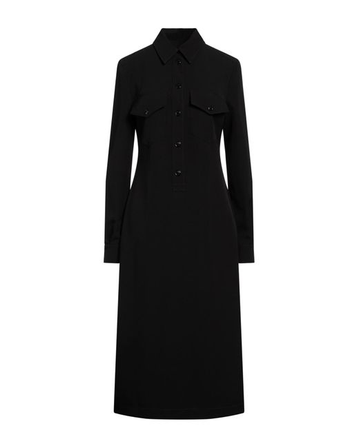 Moschino Jeans Black Midi Dress