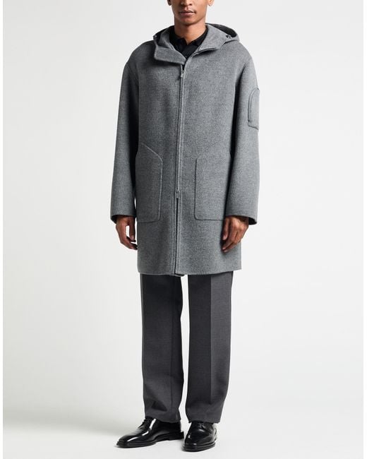 Hevò Mantel in Gray für Herren