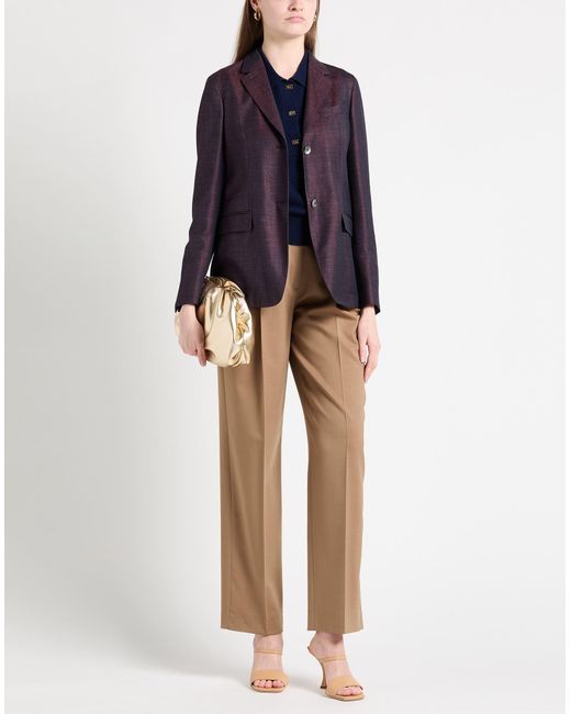 Boglioli Black Blazer Wool, Silk, Linen