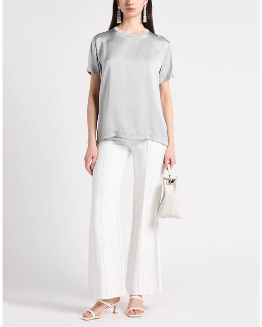 Fabiana Filippi Gray Light Top Viscose