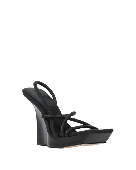 GIA RHW Black Sandals