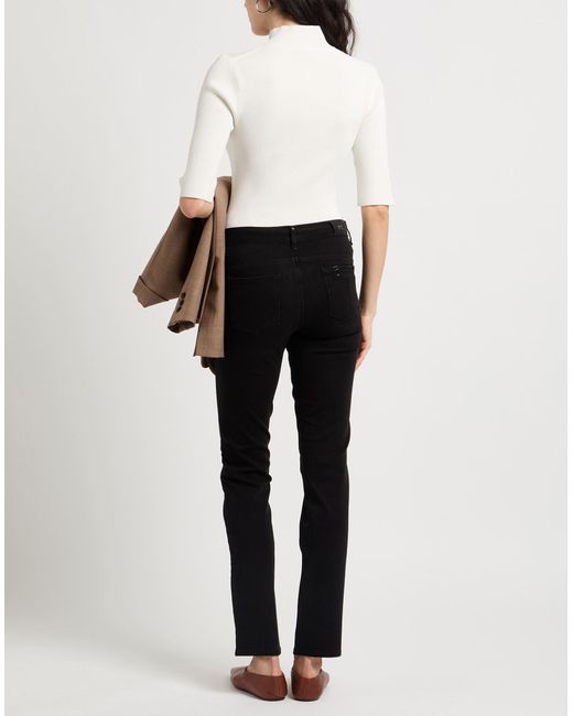 Liu Jo Black Jeans Cotton, Polyester, Elastane