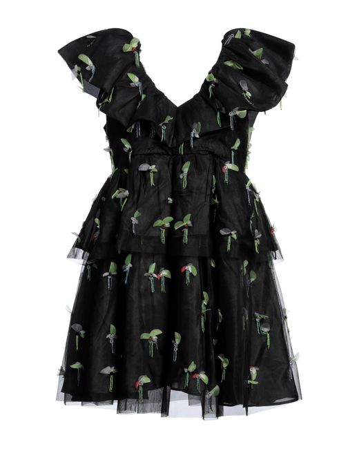 Ganni Black Mini-Kleid