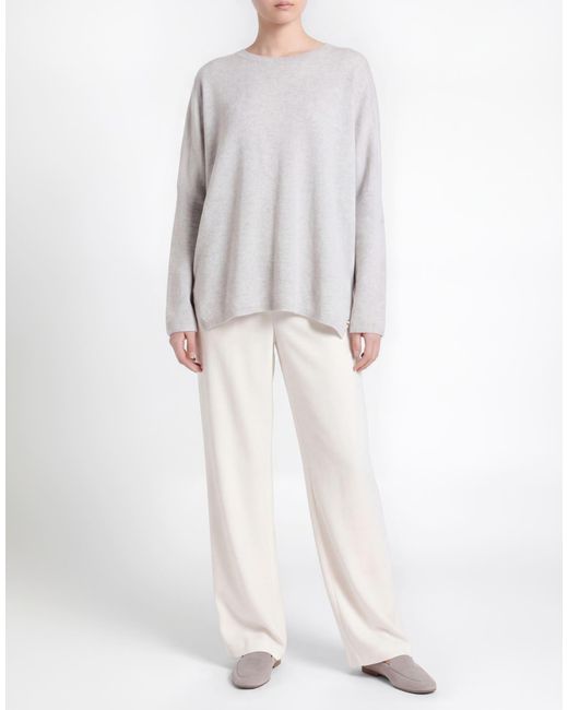 Mia Fratino White Sweater Cashmere