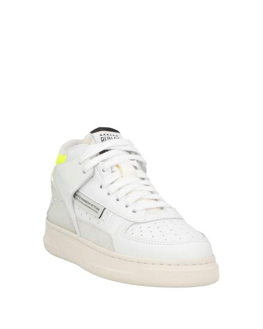 RUN OF White Sneakers Leather