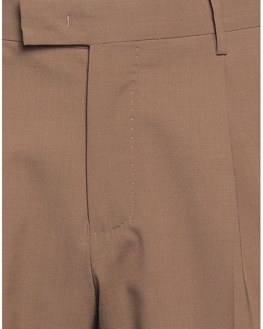 PT Torino Brown Pants Virgin Wool, Polyamide, Elastane for men