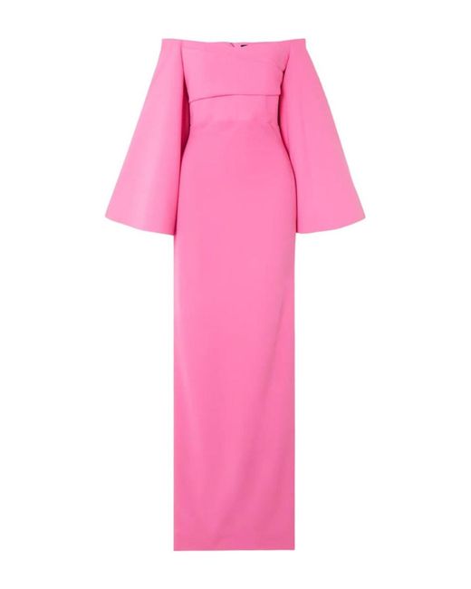 Solace London Pink Maxi-Kleid