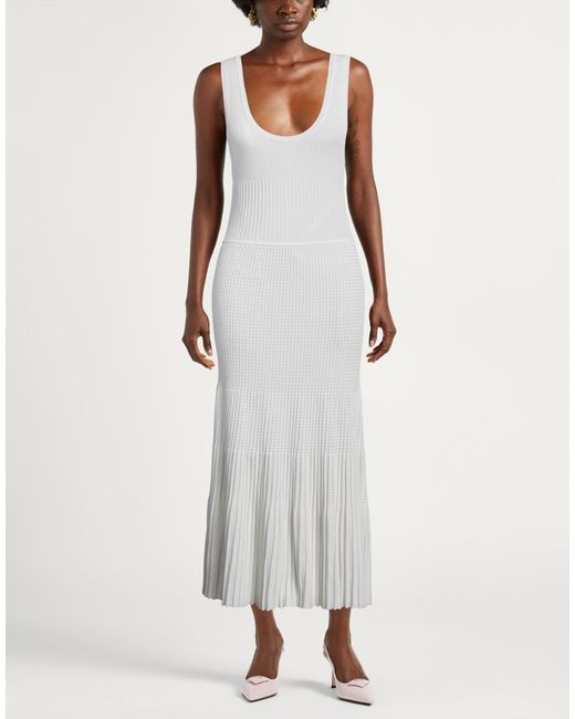 Pinko White Maxi Dress