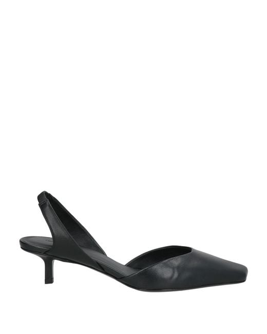 Loulou de Saison Black Pumps Leather