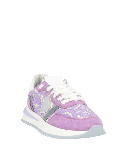 Philippe Model Purple Trainers