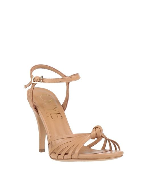 Ovyè Pink Sandals Leather