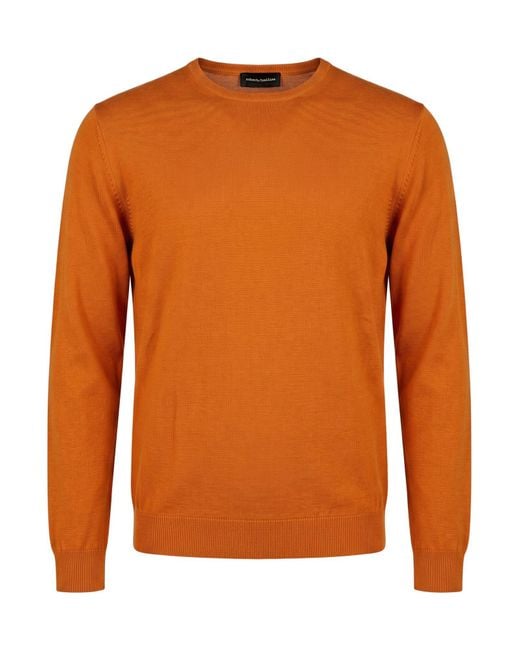 Pullover di Roberto Collina in Orange da Uomo