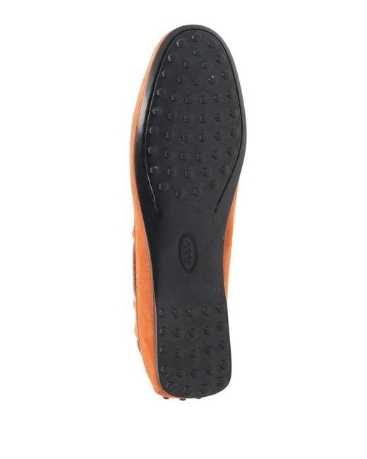 Tod's Orange Loafers