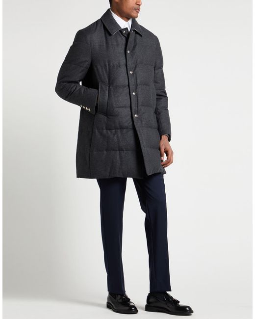 Thom Browne Gray Charcoal Puffer Wool for men