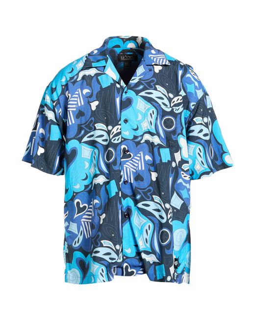 Manastash Blue Shirt for men