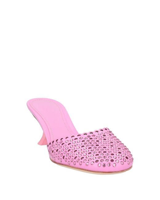 3Juin Pink Mules & Clogs