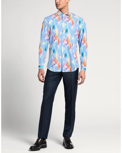 BASTONCINO Blue Shirts for men
