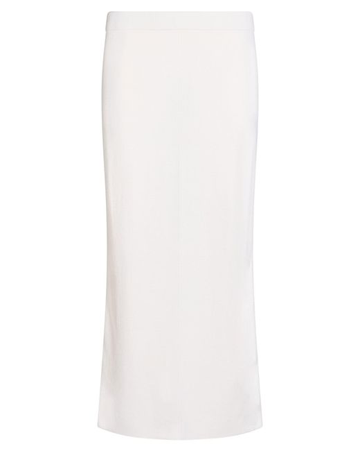 MAÏDA MILA White Maxi Skirt