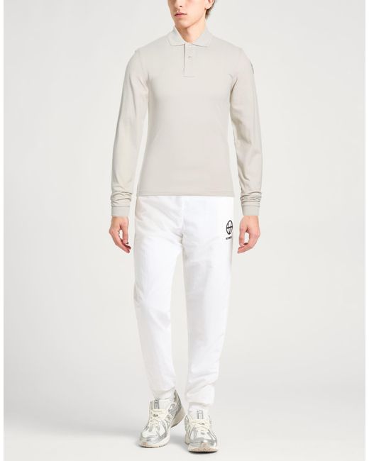 Parajumpers White Taupe Polo Shirt Cotton for men