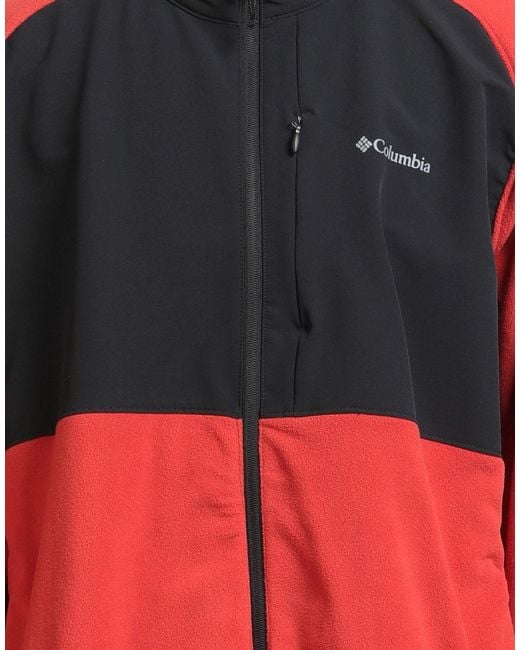 Columbia Red Sweatshirt Polyester, Elastane for men