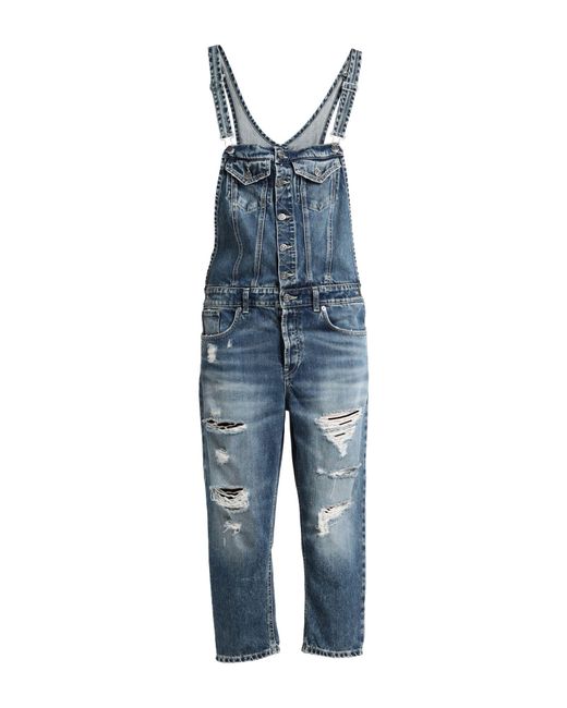 Dondup Blue Overalls