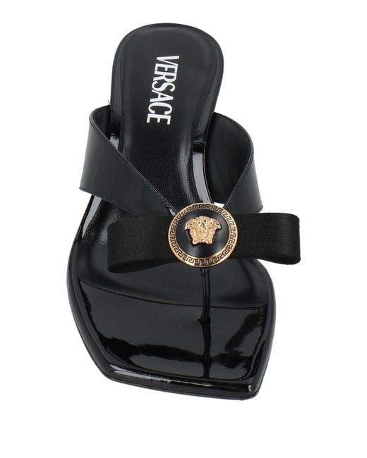 Versace White Thong Sandal