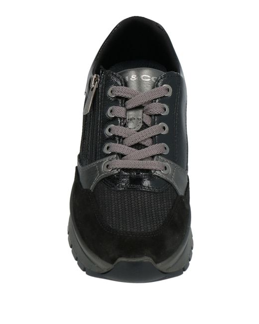 Igi&co Black Sneakers Leather