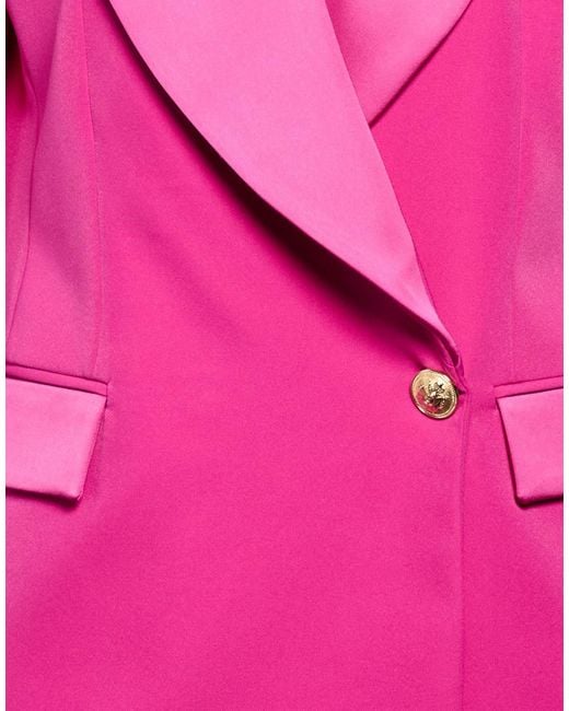 SILENCE LIMITED Pink Fuchsia Blazer Polyester, Elastane