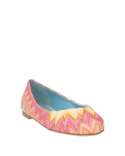 Missoni Pink Ballet Flats
