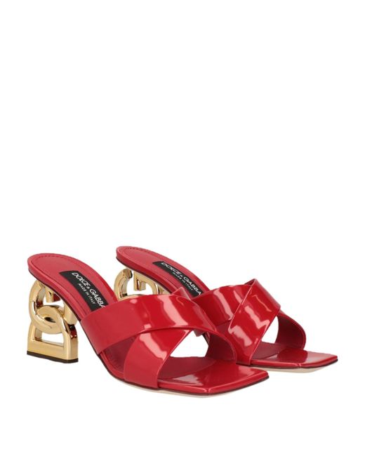 Sandalias Dolce & Gabbana de color Red