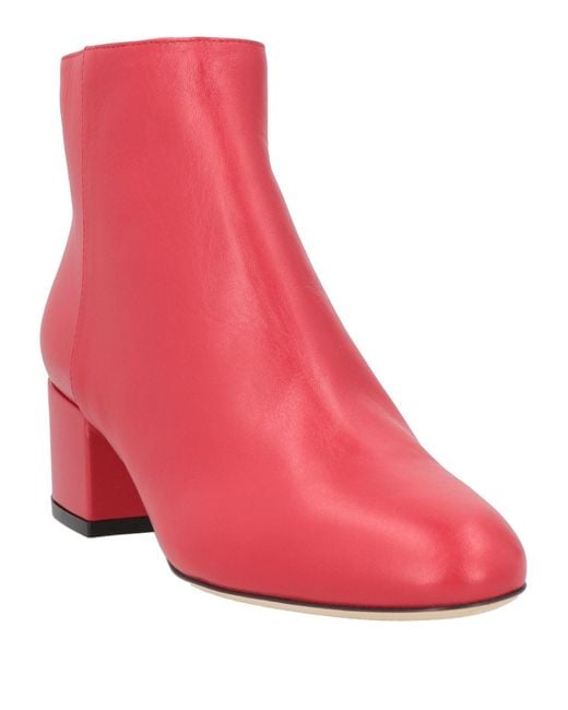 Bottines Sergio Rossi en coloris Red