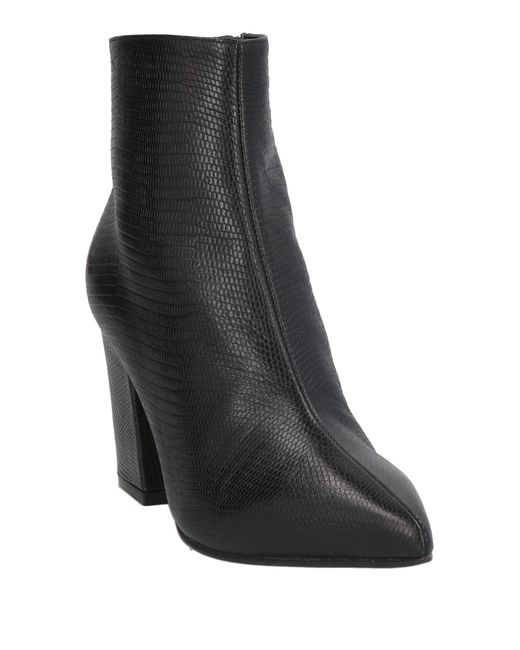 Sergio Rossi Black Ankle Boots Leather