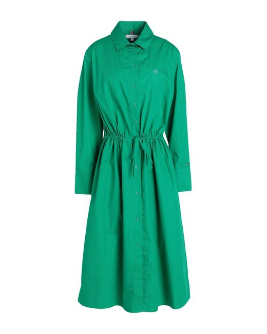 Tommy Hilfiger Green Midi-Kleid