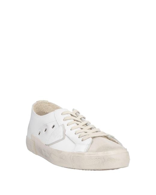 Philippe Model White Trainers for men