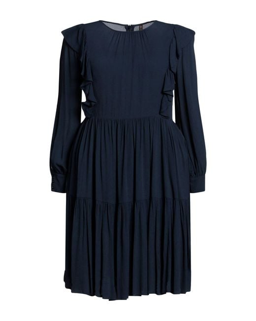 Manila Grace Blue Mini Dress