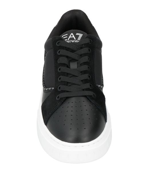 EA7 Black Sneakers for men